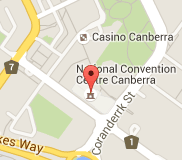 Map of national convention centre canberra